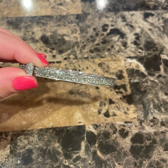 Kate Spade Take a Bow Glitter Bangle Bracelet - Picture 4 of 7